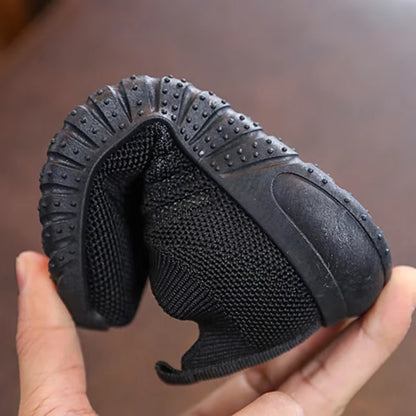 Children Running Sneakers Boys Girls Casual Mesh Breathable Anti-Slip Walking Patchwork Tenis Toddler Soft Soled Girls Shoes