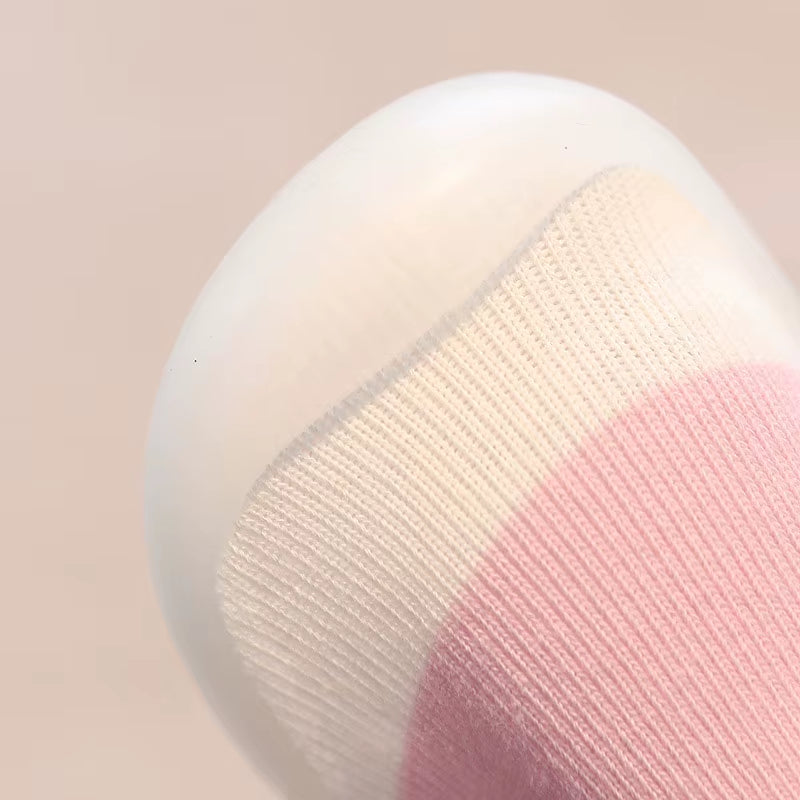 Baby Shoes Toddler First Walkers Infant Boys Girls Kids Rubber Soft Non-Slip Sole Floor Barefoot Casual Shoes Knit Booties