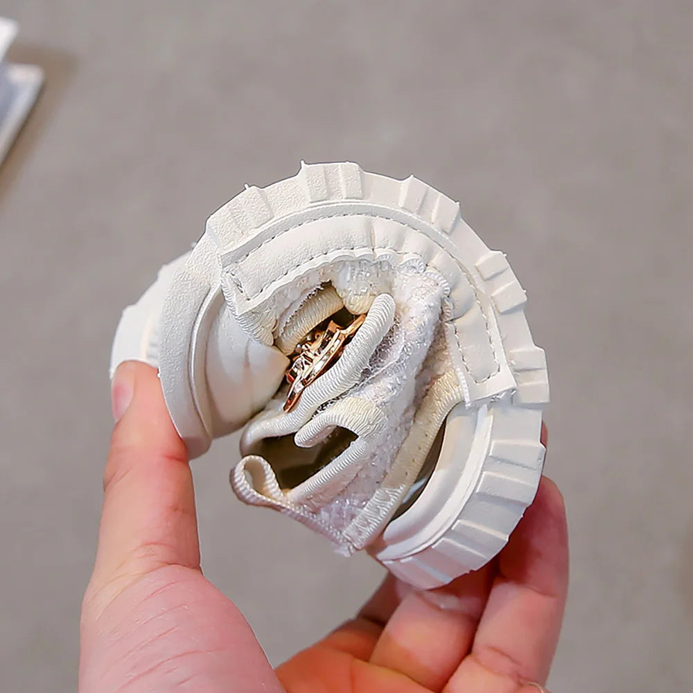 Girls' Pearl Flower Sandals