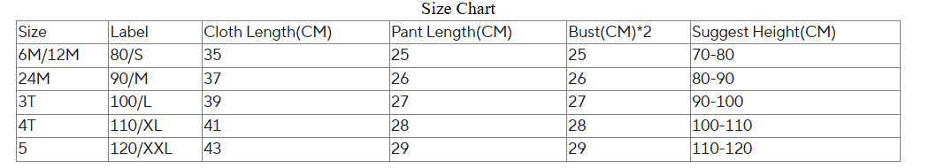 Two-Piece Cotton Girls Summer Clothing Set