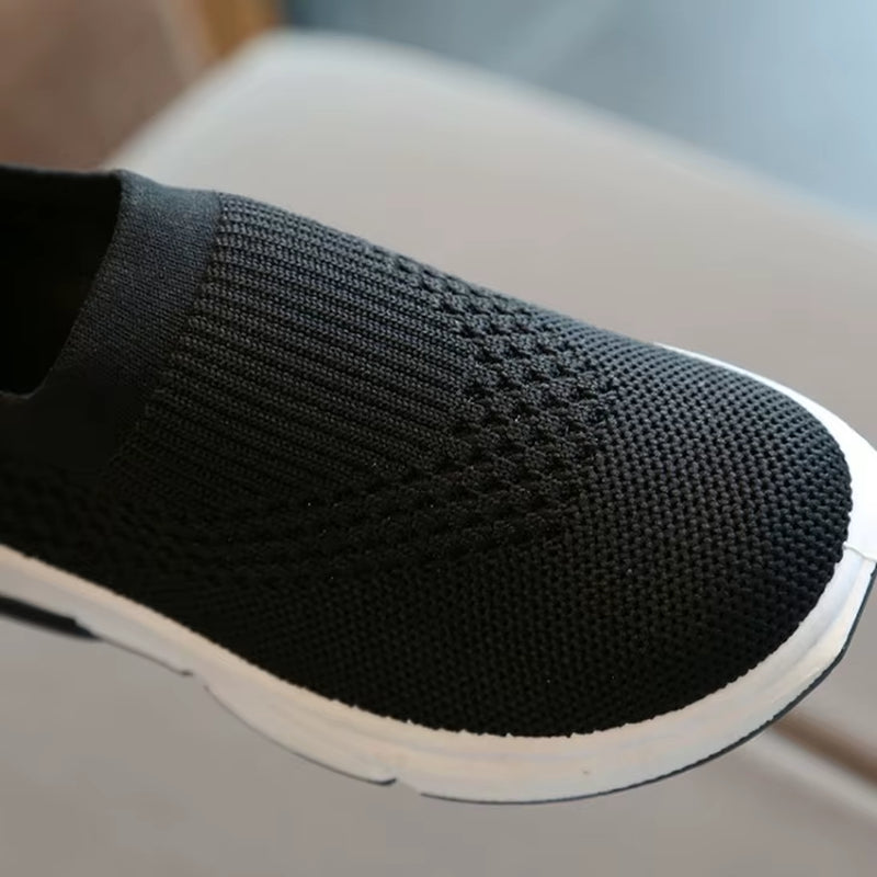 2025 Kids Sneakers Running Children Shoes Boys Sport Shoes Girls Breathable Knit Socks Sneakers Outdoors Soft Casual Shoe 26-38