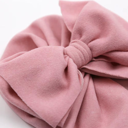 6Pcs/Lot Baby Turban Hats Solid Faux Cashmere Caps Winter Warm Beanies Bonnet Newborn Kids Boys Girls Hospital Headwraps